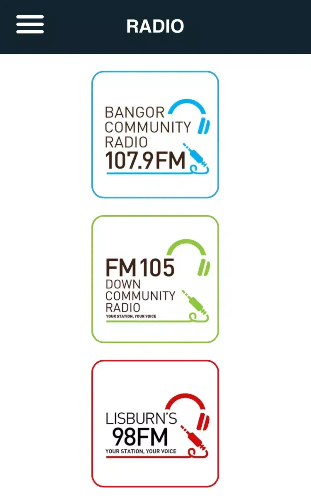 ภาพหน้าจอของ Community Radio