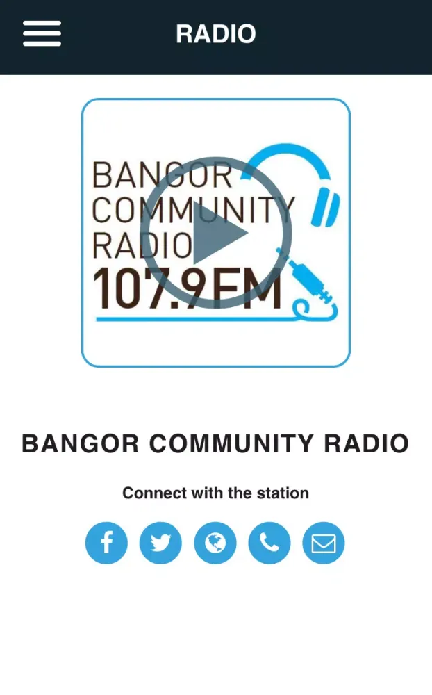 ภาพหน้าจอของ Community Radio