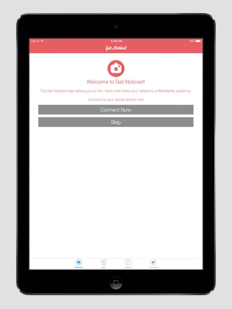 Zrzuty ekranu Get Noticed: Sports Tracking iPad 