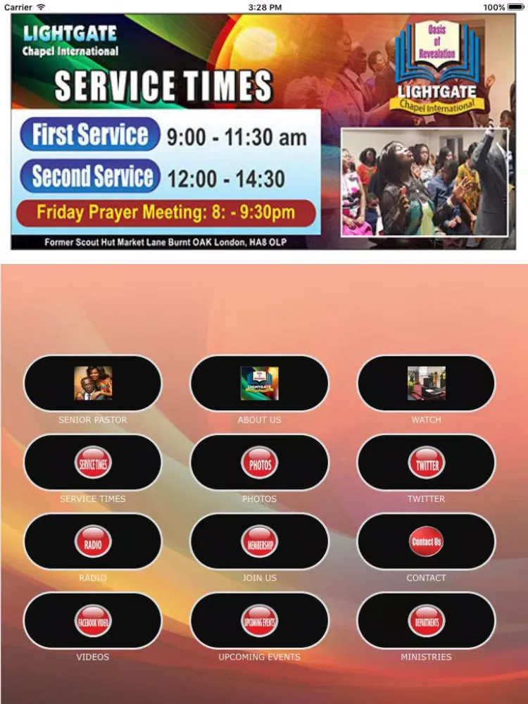 Скриншоты Lightgate Chapel International iPad 