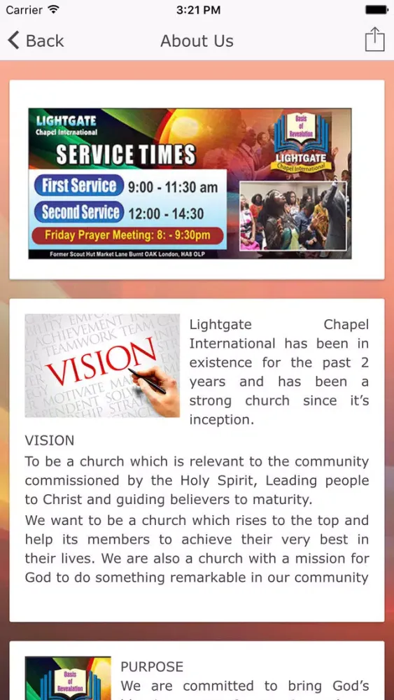 Скриншоты Lightgate Chapel International