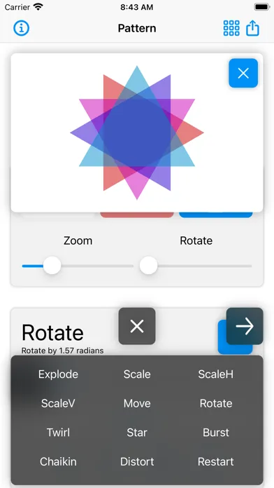 Zrzuty ekranu Pattern Maker