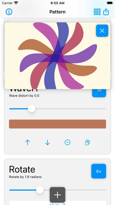 Zrzuty ekranu Pattern Maker