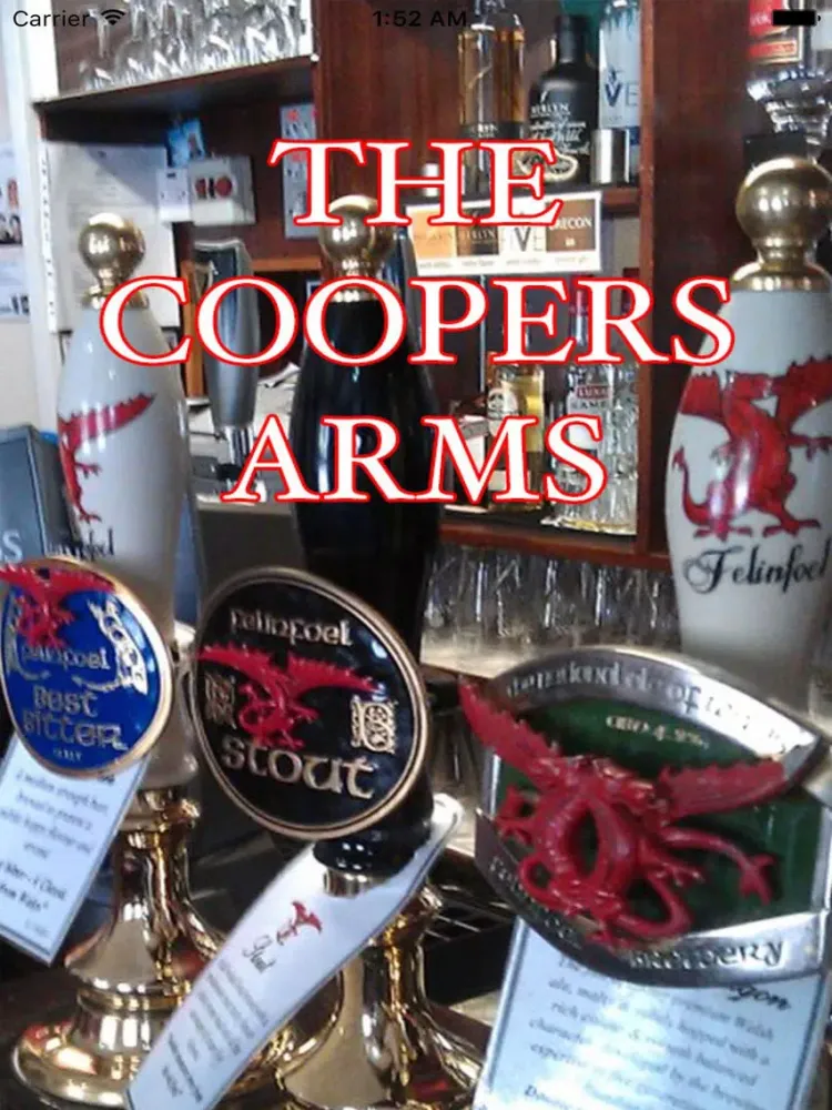 Capturas de tela do Coopers Arms iPad 