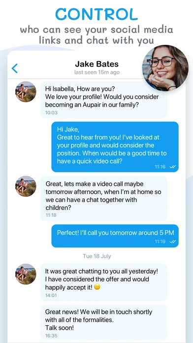 Aupair App স্ক্রিনশট