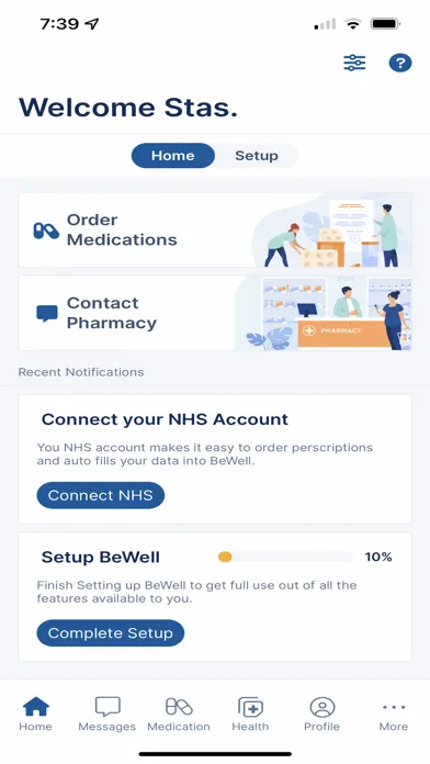 ภาพหน้าจอของ BWT Prescriptions