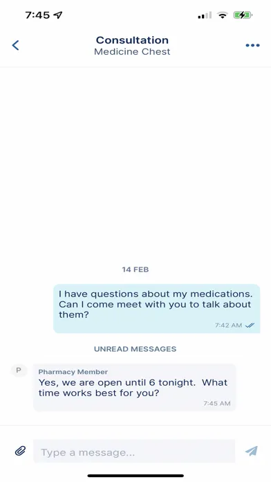 ภาพหน้าจอของ BWT Prescriptions