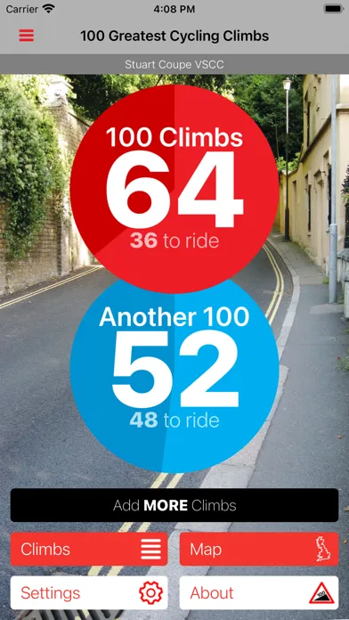 Tangkapan layar 100 Greatest Cycling Climbs