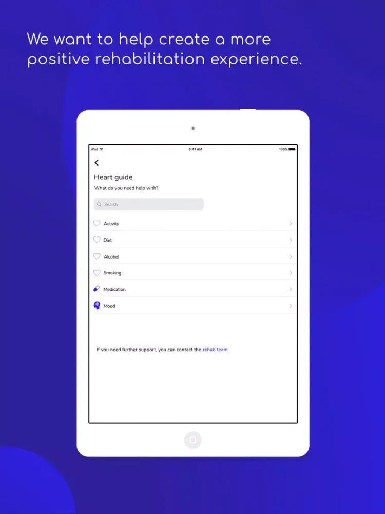 Lumii - Cardiac Rehabilitation iPad  스크린샷
