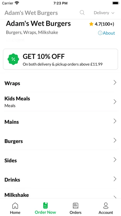 Adam's wet burgers Ekran Görüntüleri