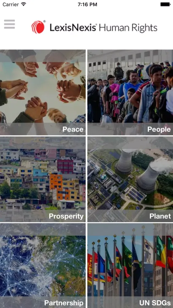 Capturas de tela do Nexis Newsdesk™