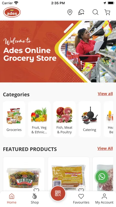 Capturas de tela do Adesfoods