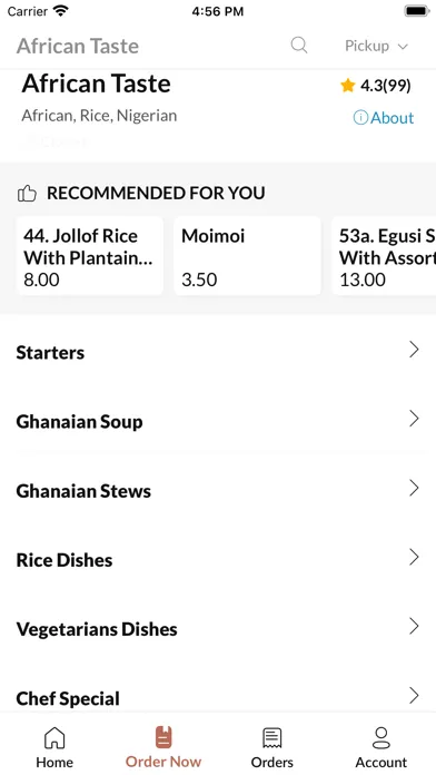 African Taste 스크린샷