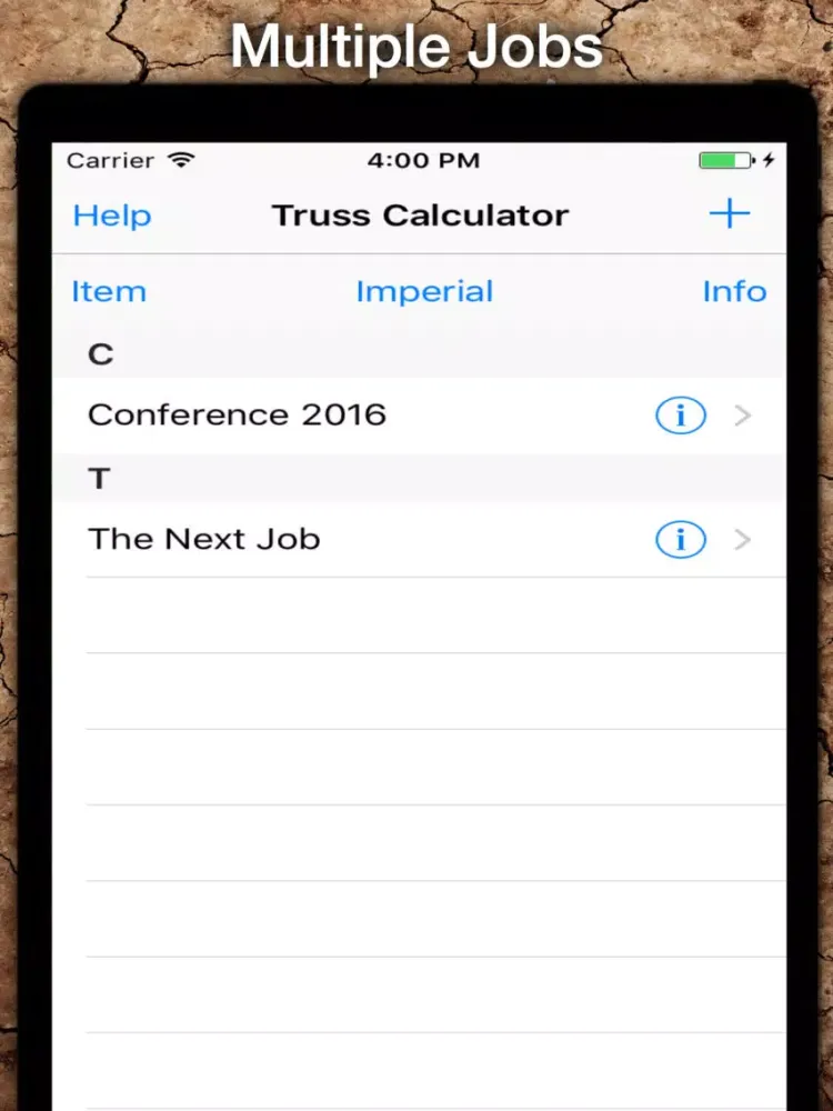 Ảnh chụp màn hình của Truss Calculator iPad 