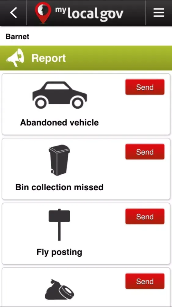 Screenshot di MyLocalGov - UK Council Services & Reporting