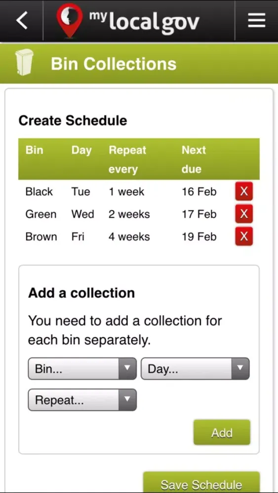 Screenshot di MyLocalGov - UK Council Services & Reporting