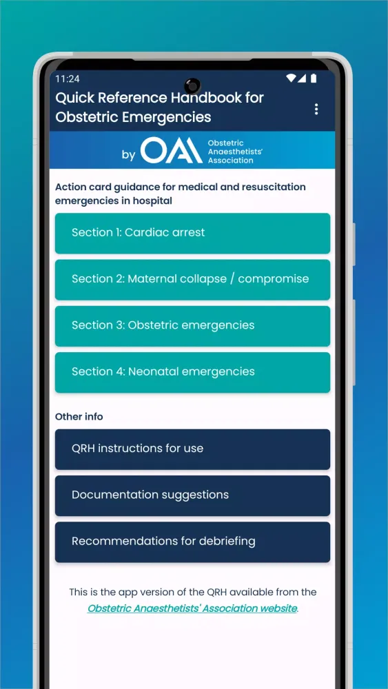 Скриншоты Quick Reference Handbook
