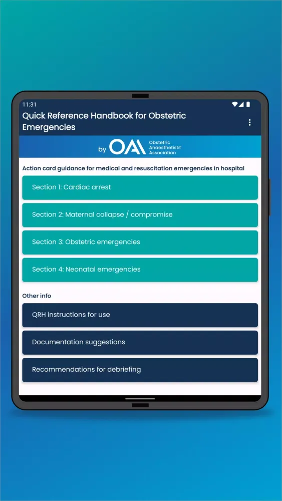 Скриншоты Quick Reference Handbook