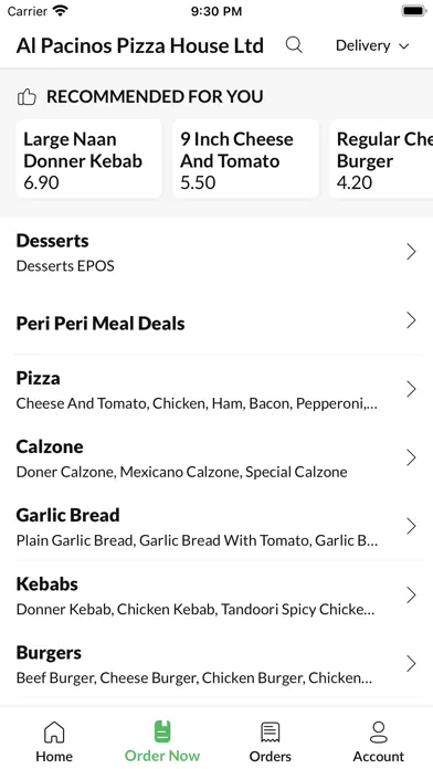 Capturas de pantalla de Al Pacinos Pizza House Ltd.