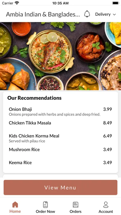 Ambia Indian & Bangladeshi Screenshots