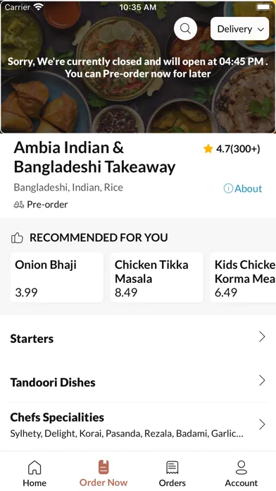 Ambia Indian & Bangladeshi Screenshots