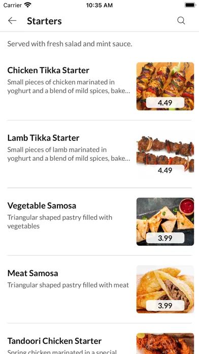Ambia Indian & Bangladeshi Screenshots