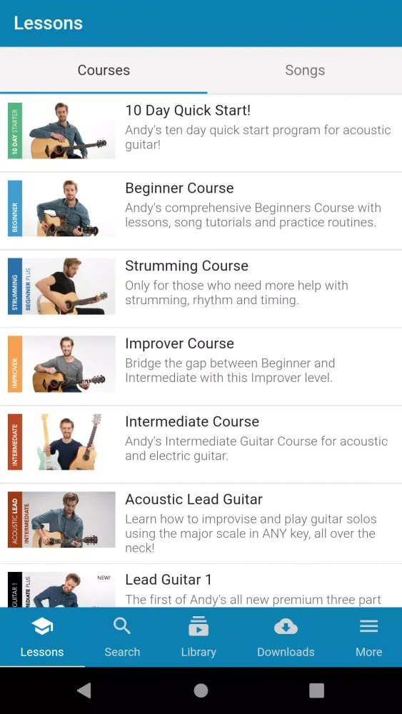 Andy Guitar Screenshots