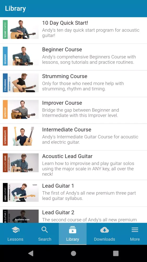Andy Guitar Screenshots