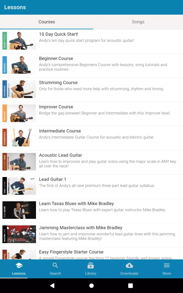Andy Guitar Screenshots