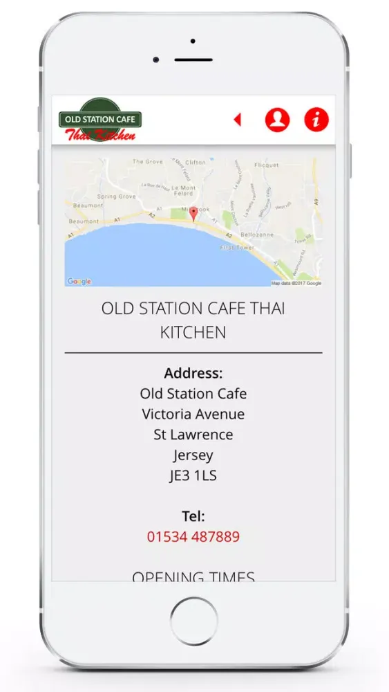 Capturas de tela do Old Station Cafe Thai Kitchen