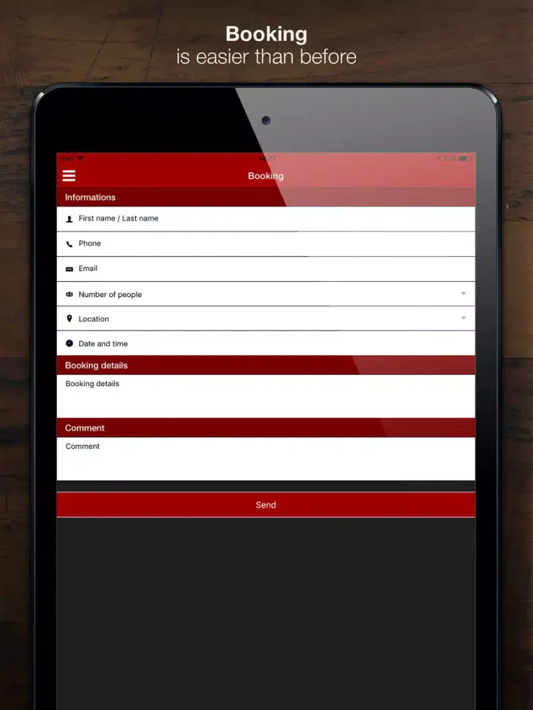 American BBQ Burger iPad  Ekran Görüntüleri