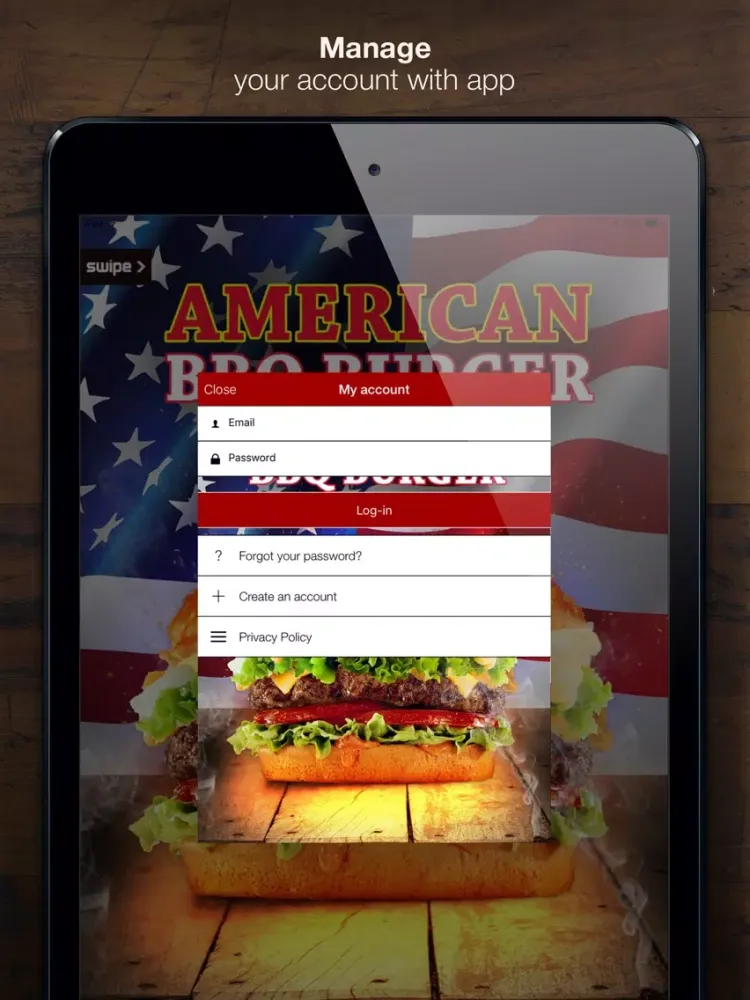American BBQ Burger iPad  Ekran Görüntüleri