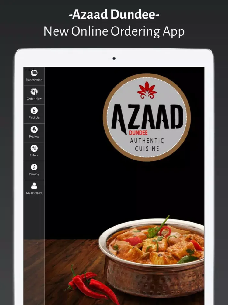 Zrzuty ekranu Azaad Dundee iPad 