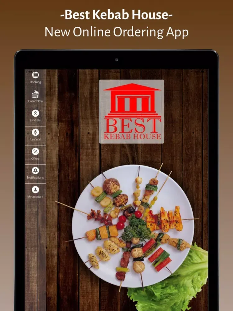 Capturas de tela do Best Kebab House Edinburgh iPad 