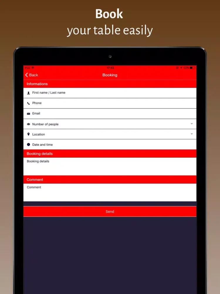 Capturas de tela do Best Kebab House Edinburgh iPad 