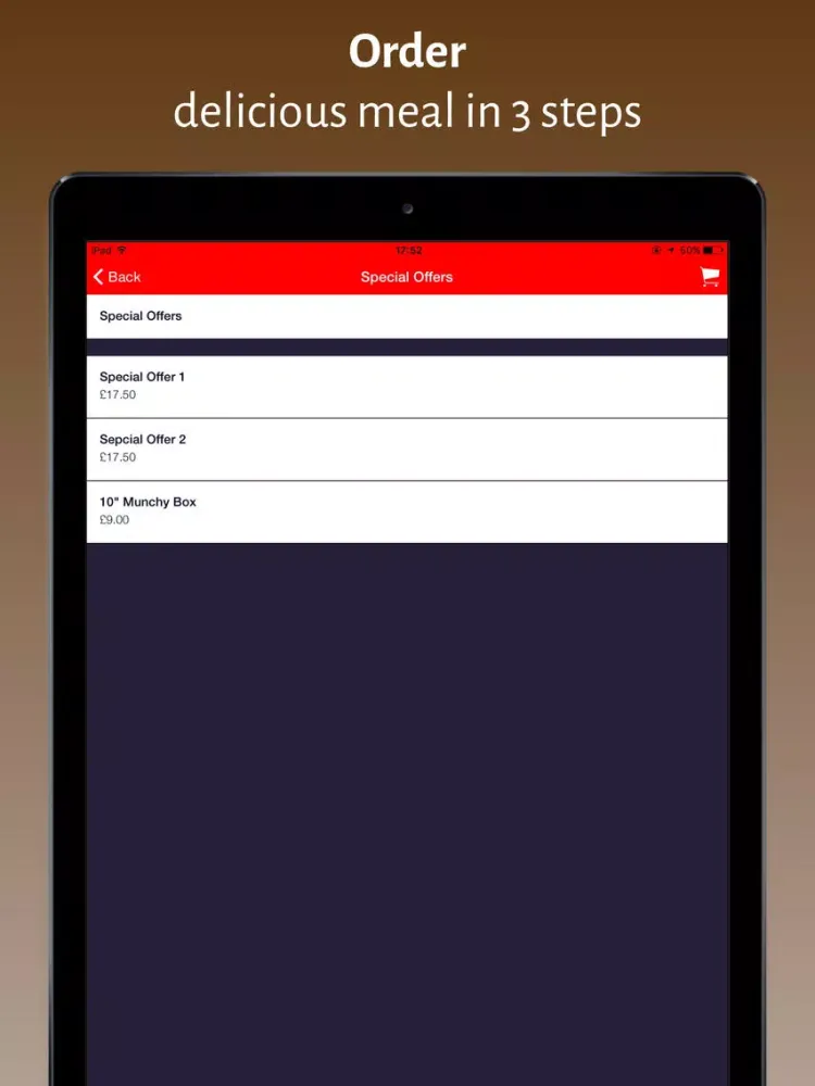 Capturas de tela do Best Kebab House Edinburgh iPad 