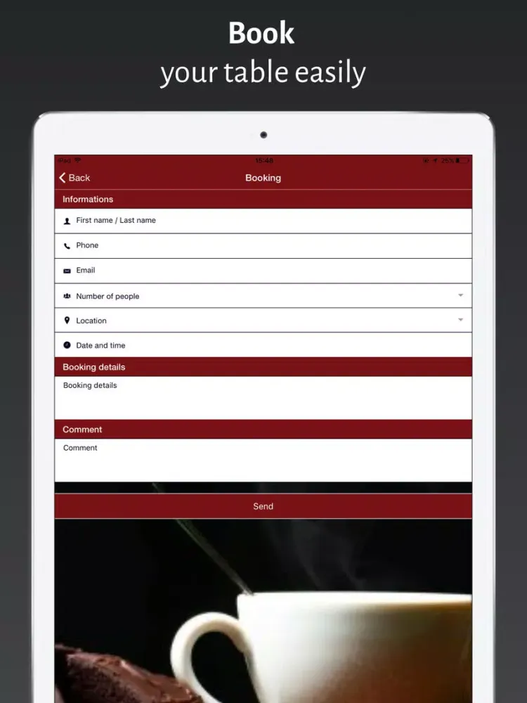 ภาพหน้าจอของ Cafe Vigo iPad 
