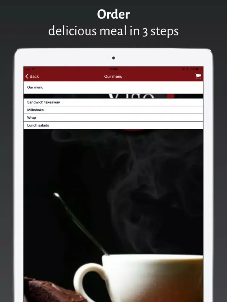 ภาพหน้าจอของ Cafe Vigo iPad 