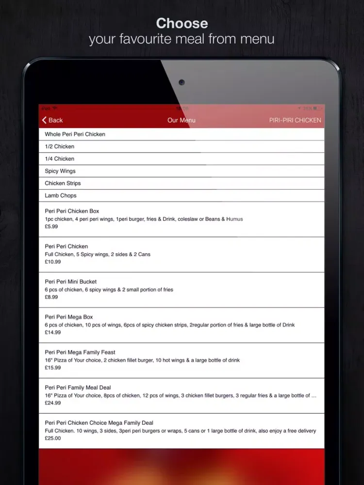 Capturas de pantalla de Chicken Choice iPad 