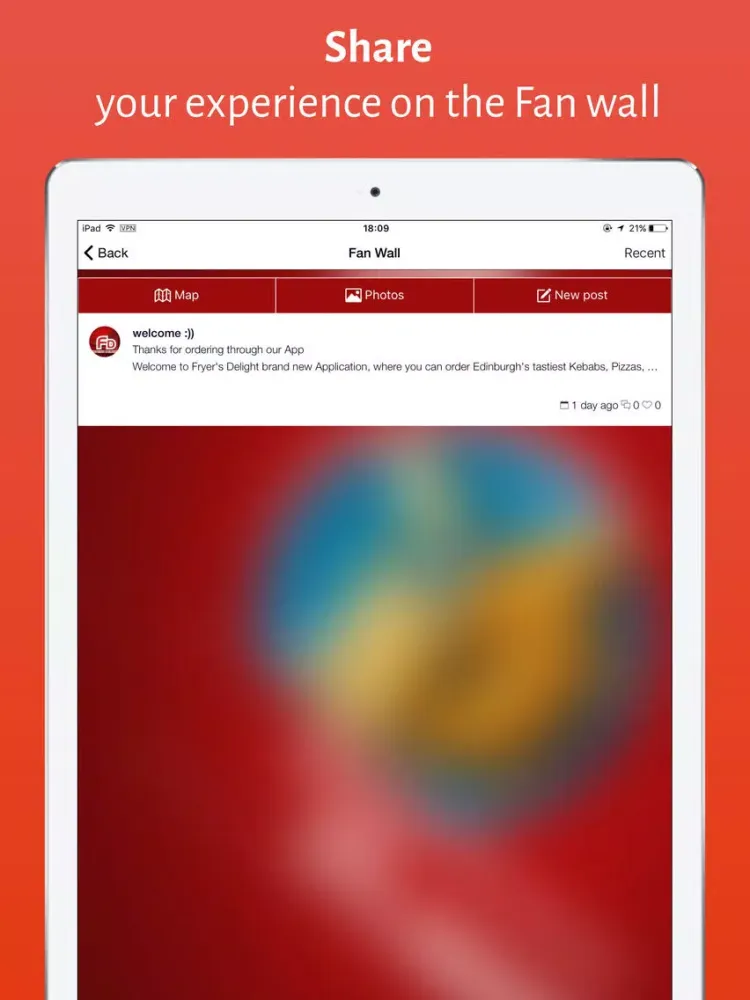 Fryer's Delight Edinburgh iPad  Screenshots