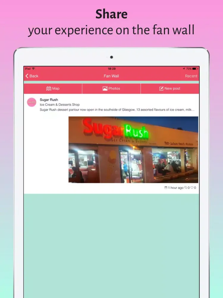 Sugar Rush Glasgow iPad 应用截图