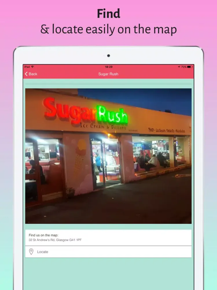 Sugar Rush Glasgow iPad 应用截图