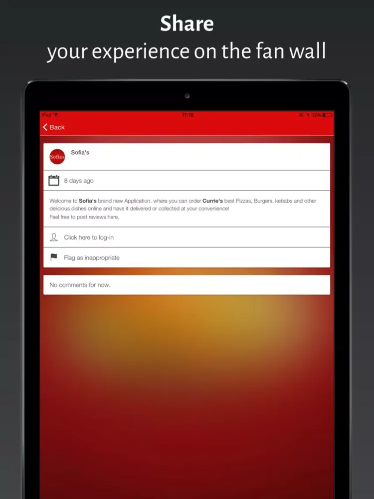 صور Sofia's Takeaway iPad 