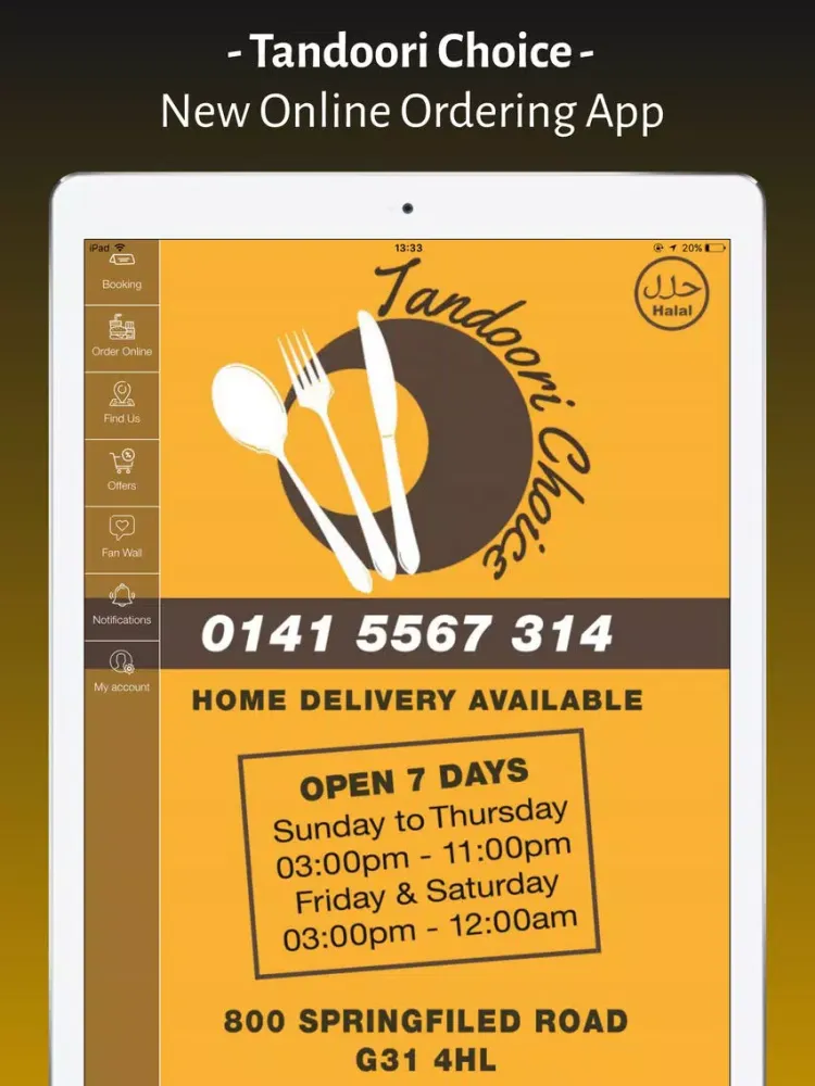 Capturas de pantalla de Tandoori Choice iPad 