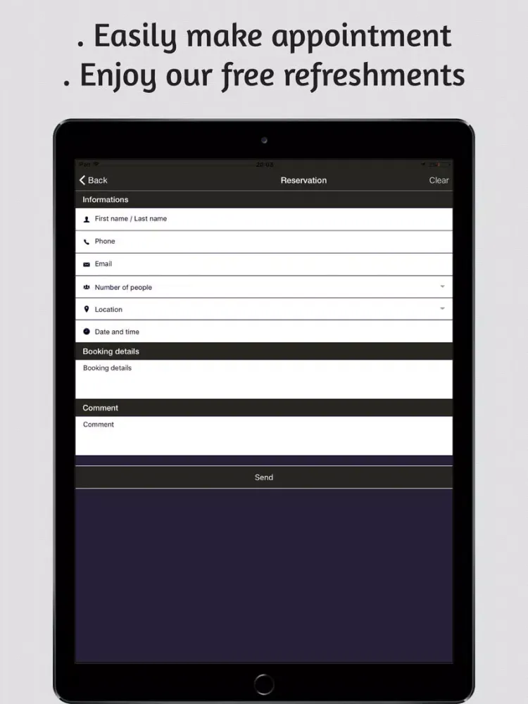 Veen Barbers iPad  Screenshots