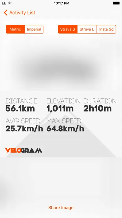 Velogram for Strava Cycling स्क्रीनशॉट