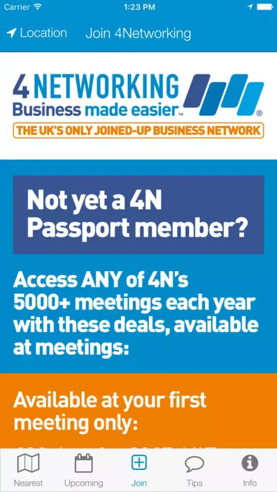 4Networking Meeting Finder應用截圖