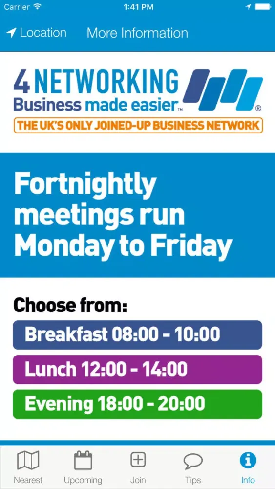 4Networking Meeting Finder應用截圖