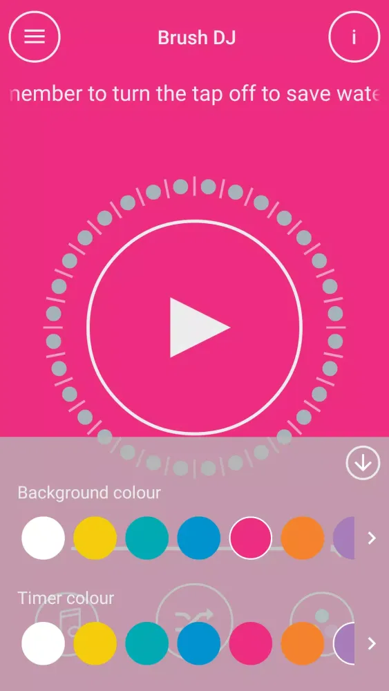 Capturas de tela do Brush DJ