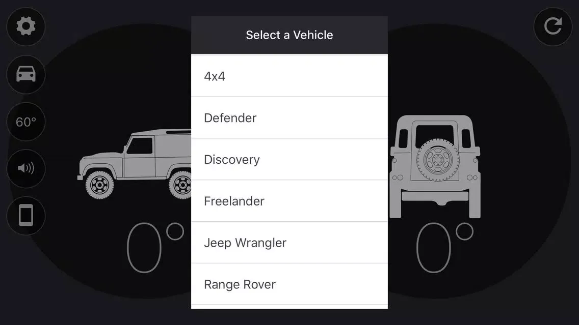 4x4 App Inclinometer Ekran Görüntüleri
